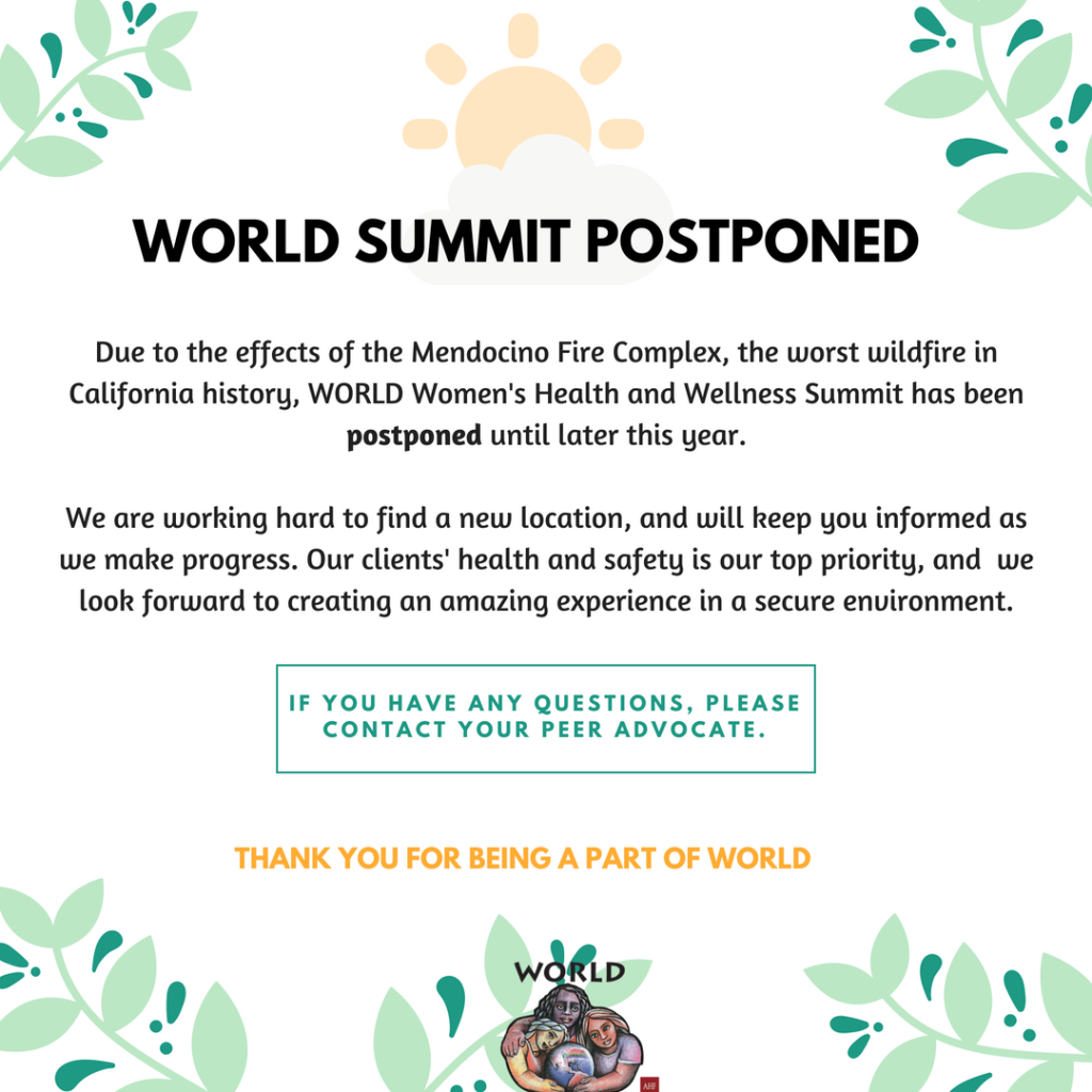 cloud and leaf postponed flyer